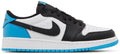 Air Jordan 1 Retro Low OG Black Dark Powder Blue (GS)