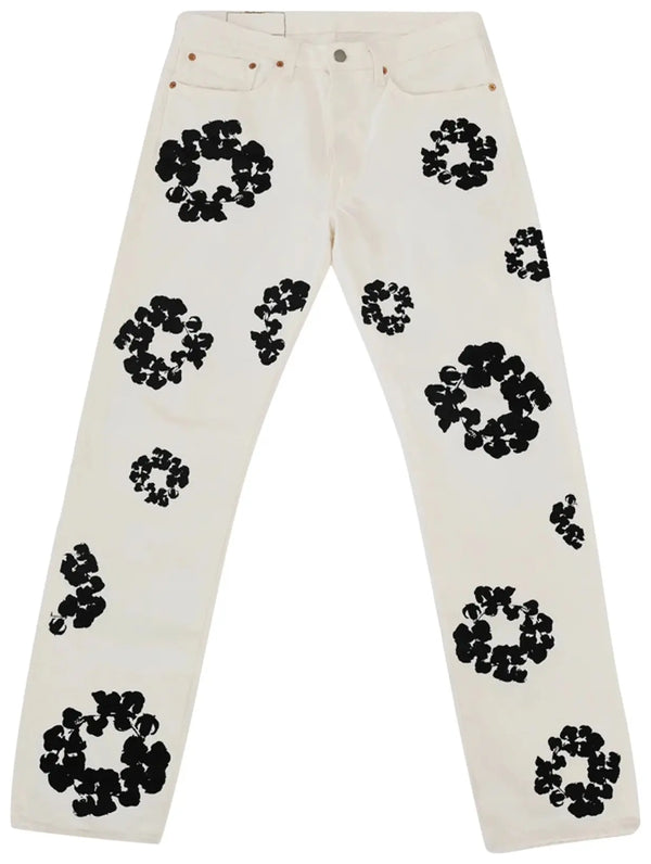 Denim Tears Levi's The Cotton Wreath Jean White