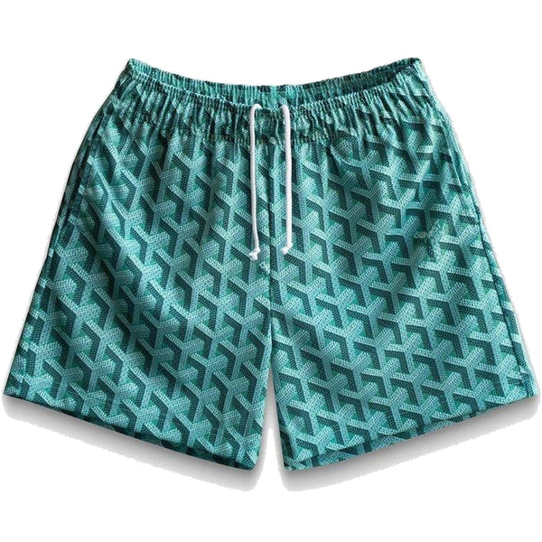 Bravest Studios Green Paris Shorts - Supra Sneakers