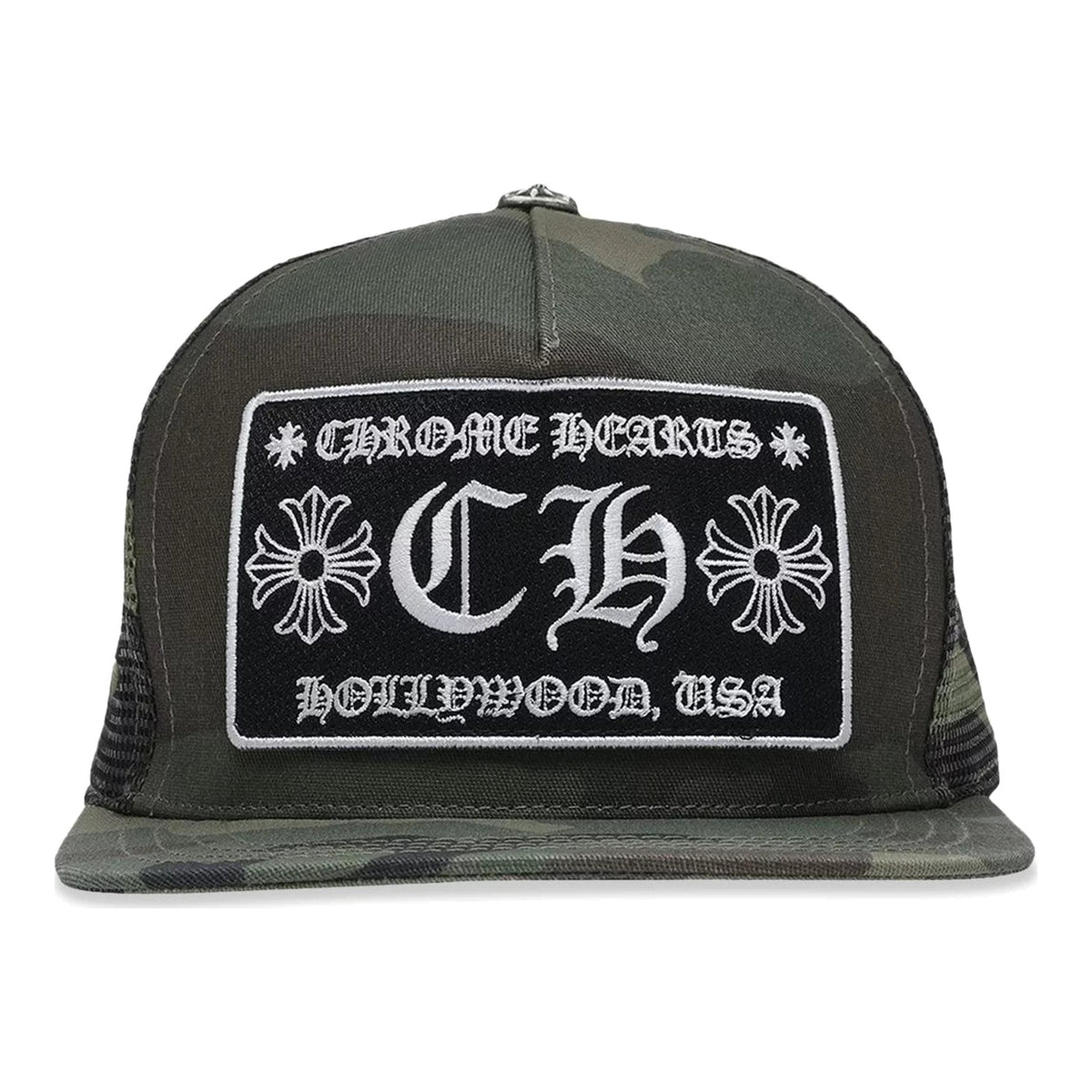 Chrome Hearts CH Hollywood Trucker Hat Camo - Supra Sneakers