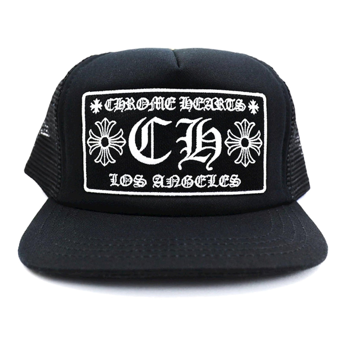 Chrome Hearts CH Los Angeles Trucker Hat Black - Supra Sneakers