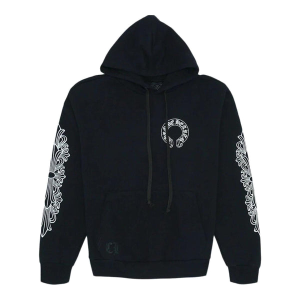 Chrome Hearts Horseshoe Floral Hoodie Black - Supra Sneakers