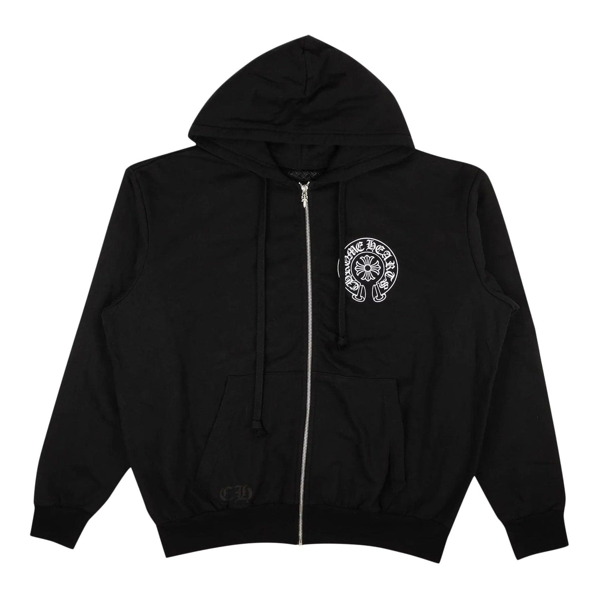 Chrome Hearts Los Angeles Horseshoe Zip-Up Hoodie Black - Supra Sneakers