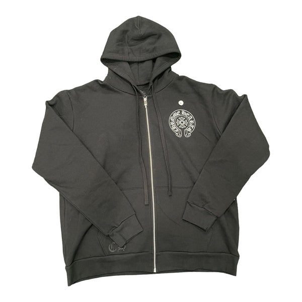 Chrome Hearts Malibu Exclusive Horse Shoe Zip Up Hoodie Black - Supra Sneakers