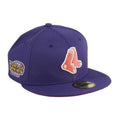 New Era 59Fifty Boston Red Sox Cappellino Alternativo con Toppa della Serie Mondiale 2004 - Viola