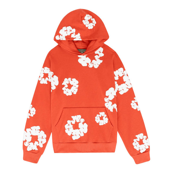 Denim Tears The Cotton Wreath Sweatshirt Orange - Supra Sneakers