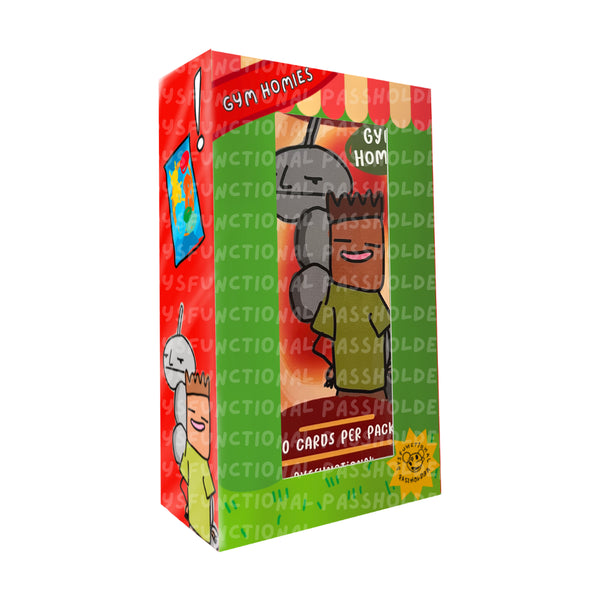 Dysfunctional Passholder Pokenots Gym Homies Fundle Bundle Box - 8 Booster Packs