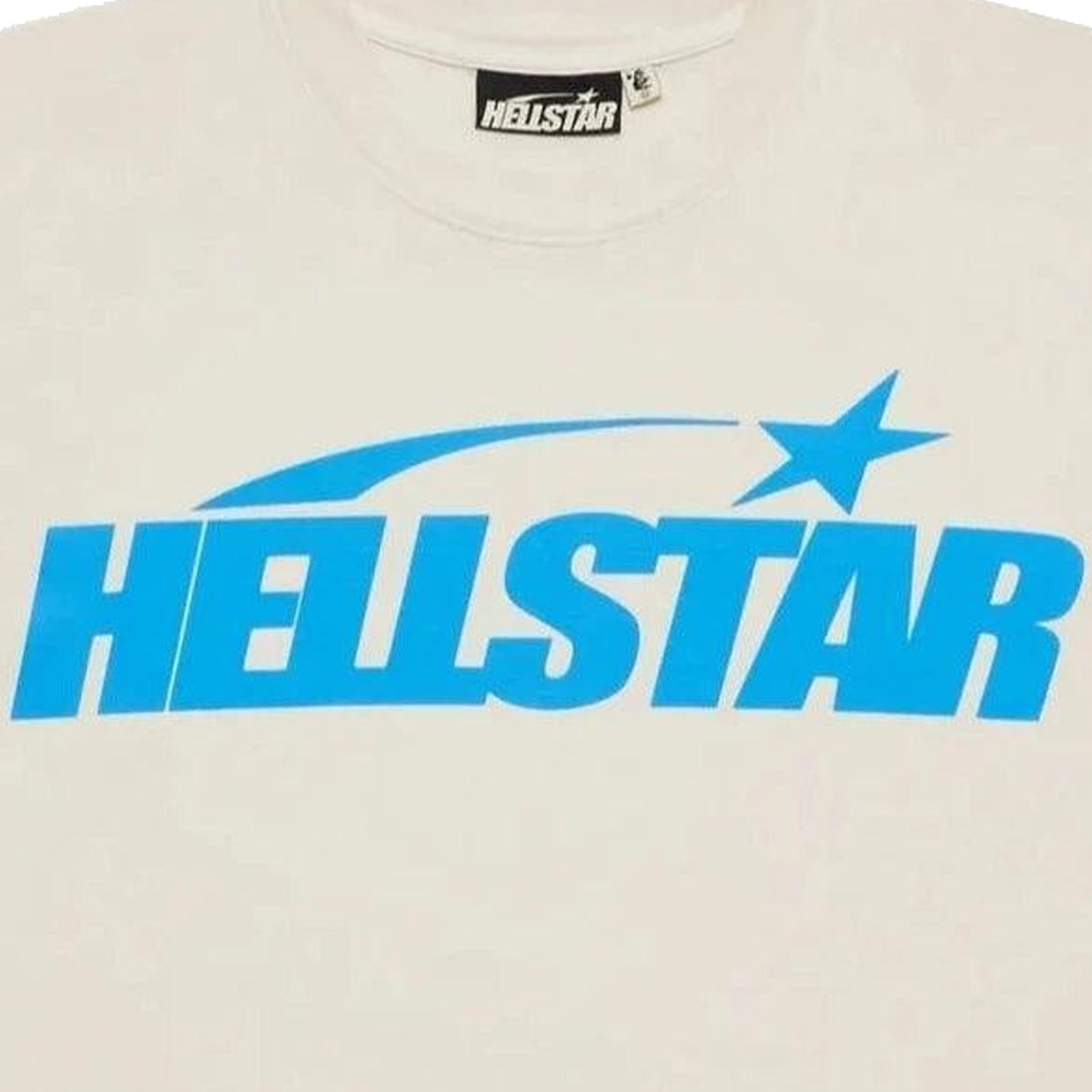 Hellstar Studios Classic T-Shirt Beige & Light Blue