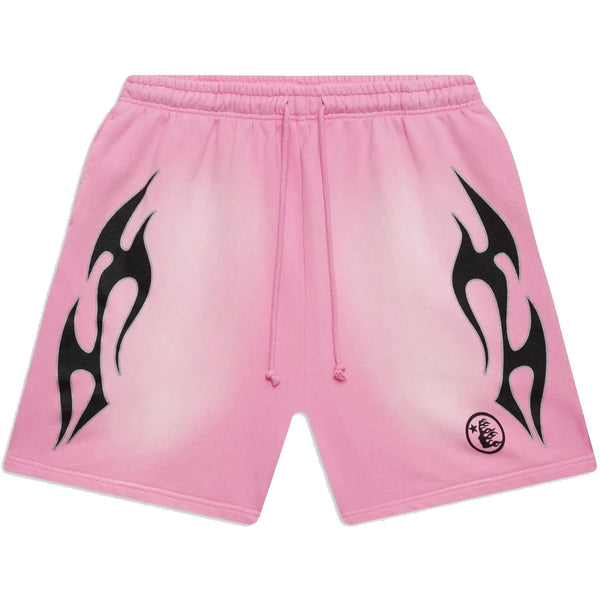Hellstar Sports Flame Shorts Pink (Valentine's Day)