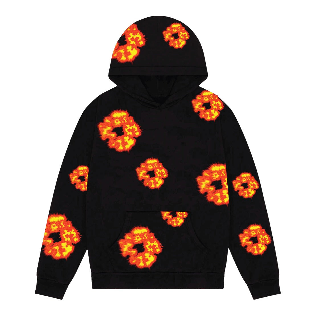 Offset Tears The Cotton Wreath Sweatshirt Black - Supra Sneakers