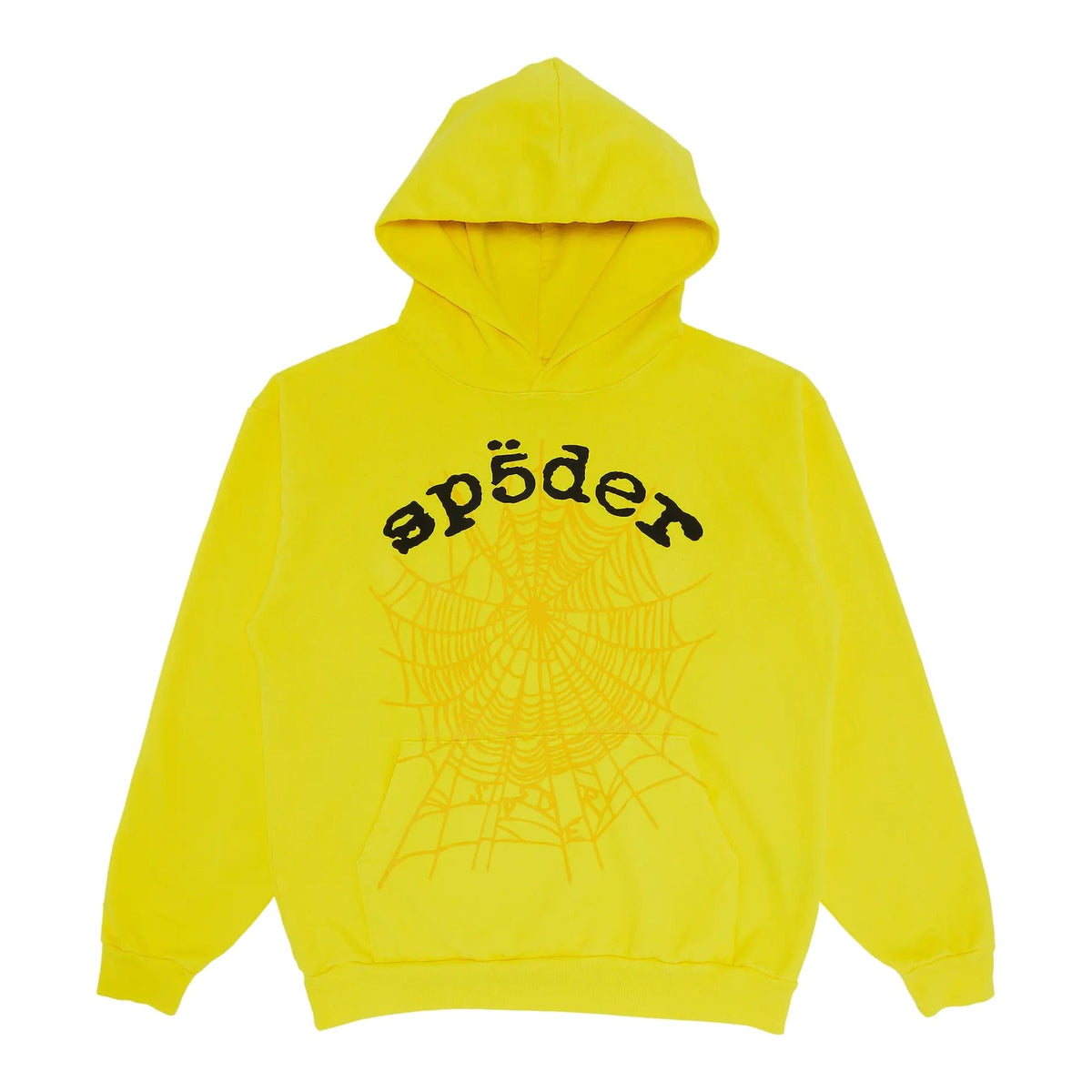 Sp5der Legacy Web Hoodie Yellow