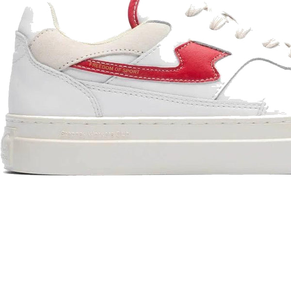 Stepney Workers Club Pearl S-Strike Leather White / Red sneakers — style YA09530 — photo 1 of 4