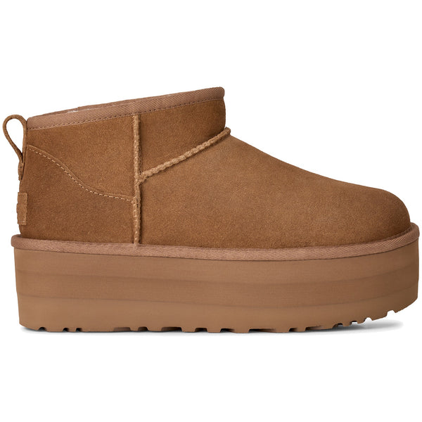 UGG Classic Ultra Mini Platform Boot Chestnut (Women's) — side profile