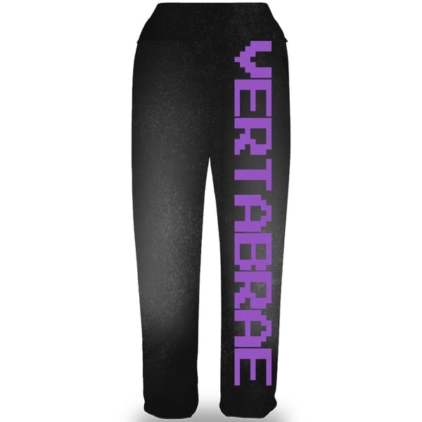 Vertabrae C-2 Sweat Pants (Black & Purple) - Supra Sneakers