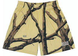 Bravest Studios Tree Camo Shorts Yellow