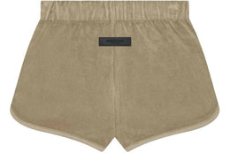 Fear of God Essentials Women's Velour Beach Short Oak