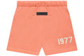 Kids Fear of God Essentials Sweatshort Coral