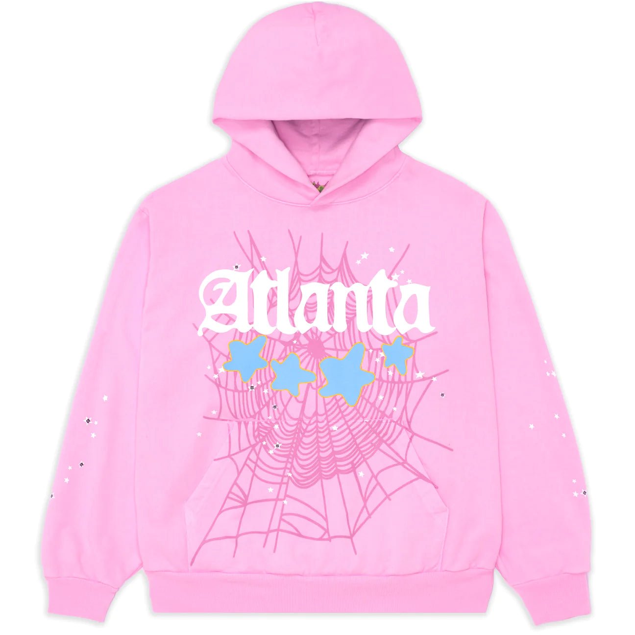 Sp5der Atlanta Hoodie Pink-Supra Sneakers-$350.00