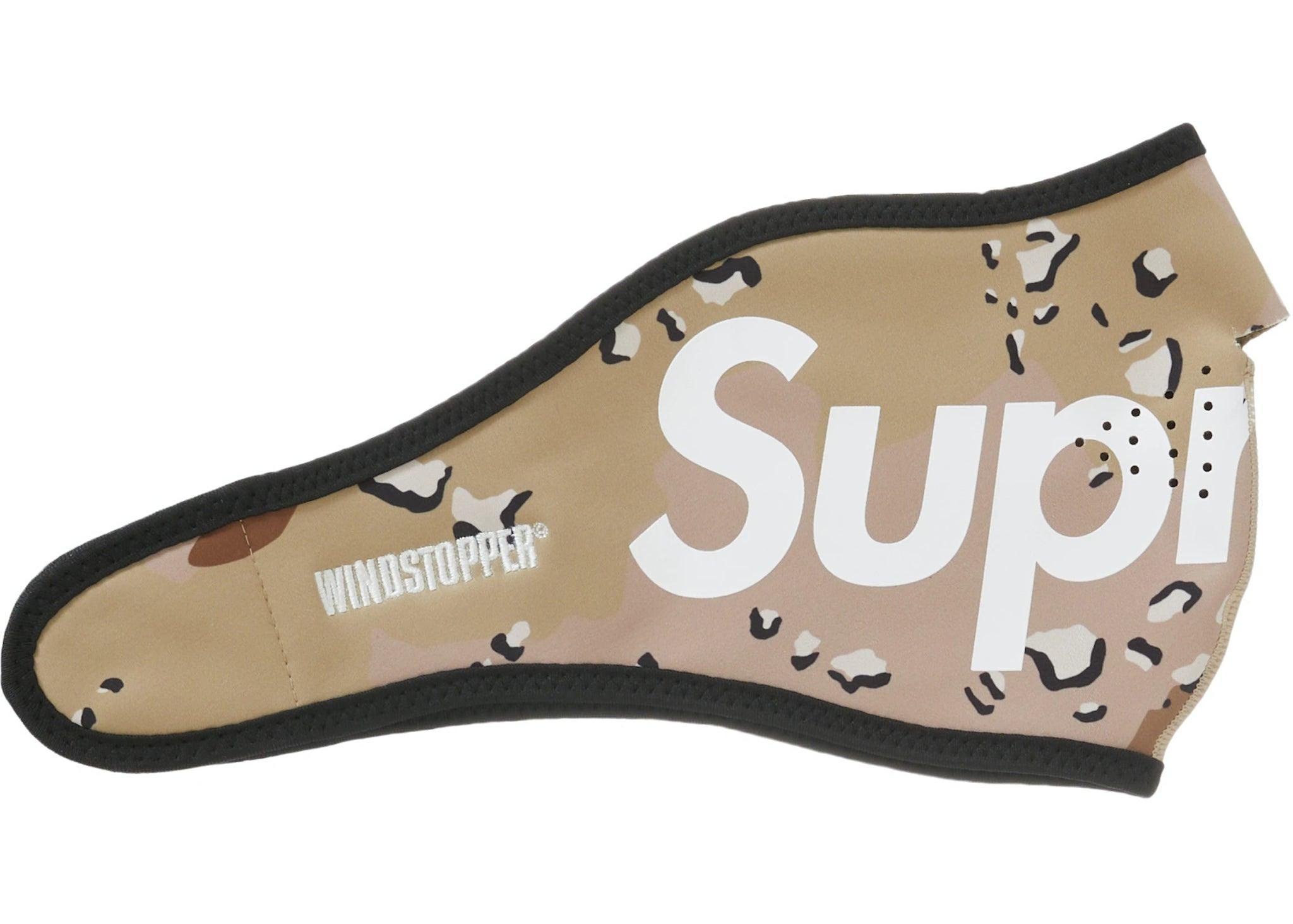 Supreme WINDSTOPPER Facemask Chocolate Chip Camo-Supra Sneakers