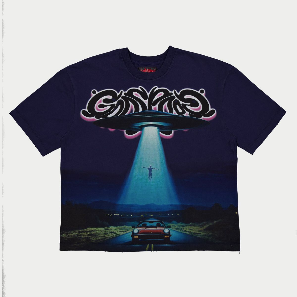 Godspeed O.B.E Abduction T-Shirt Navy
