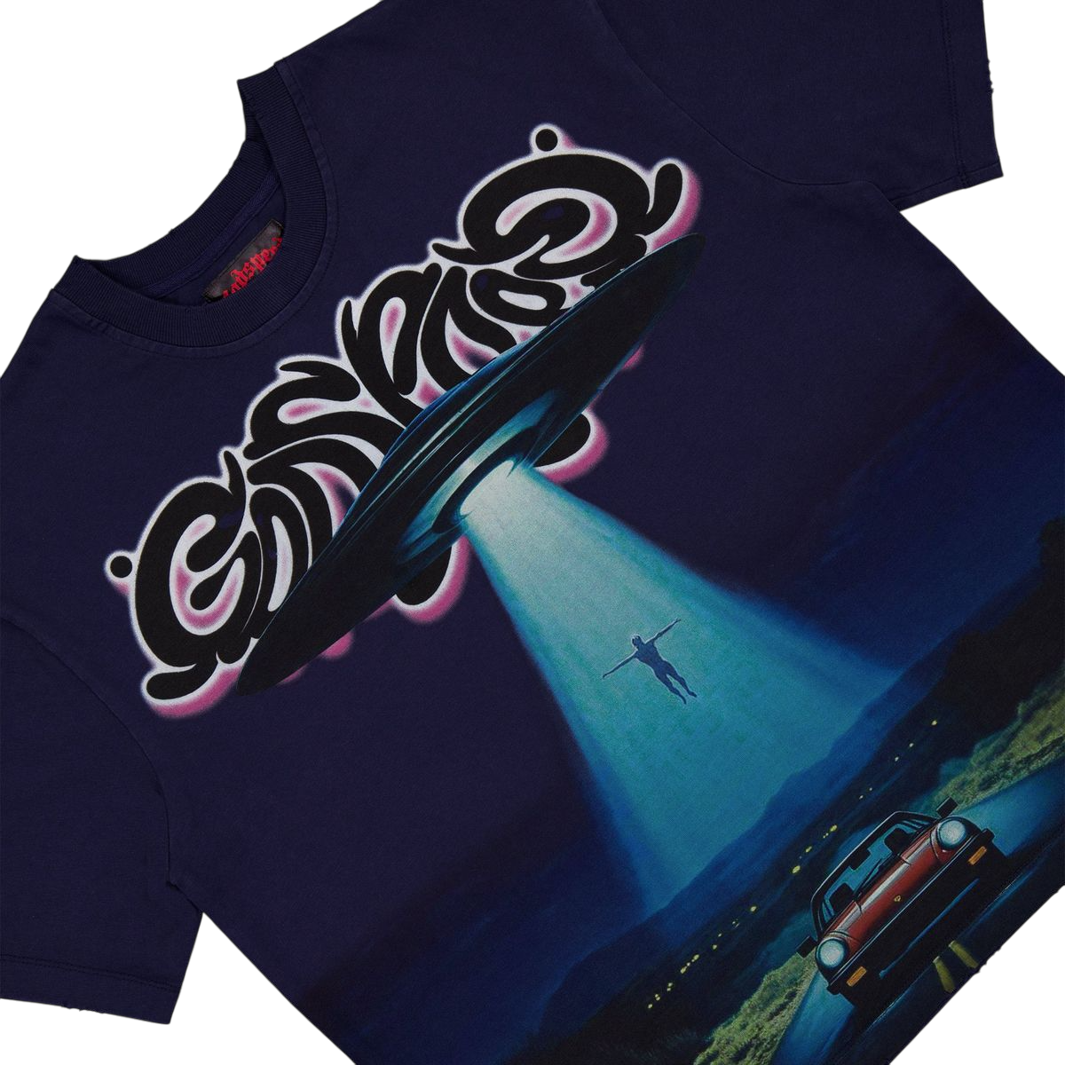 Godspeed O.B.E Abduction T-Shirt Navy