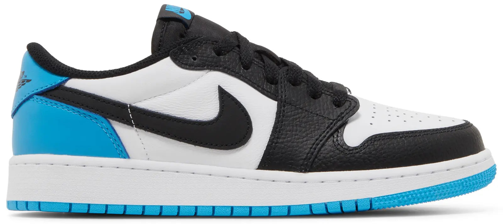 Air Jordan 1 Retro Low OG Black Dark Powder Blue (GS)