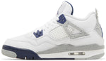 Air Jordan 4 Retro White Midnight Navy (GS) - Image 3