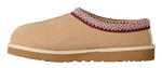 Beige shoe with a red and white patterned band on a white background - Image 3