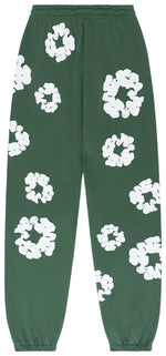 Denim Tears The Cotton Wreath Sweatpants Green - Image 2