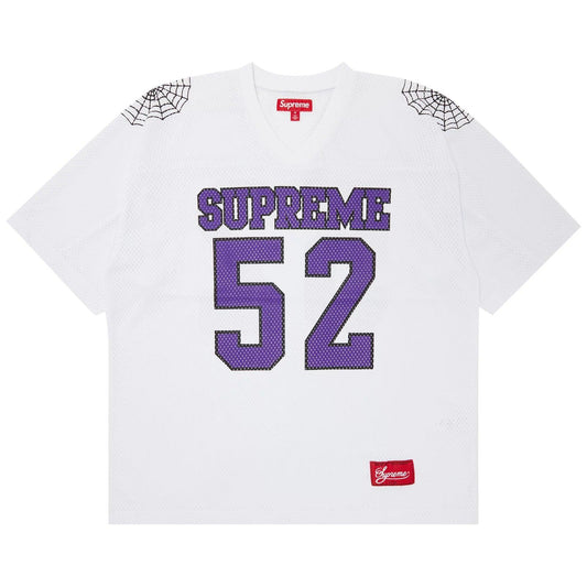 Supreme Spiderweb Football Jersey White