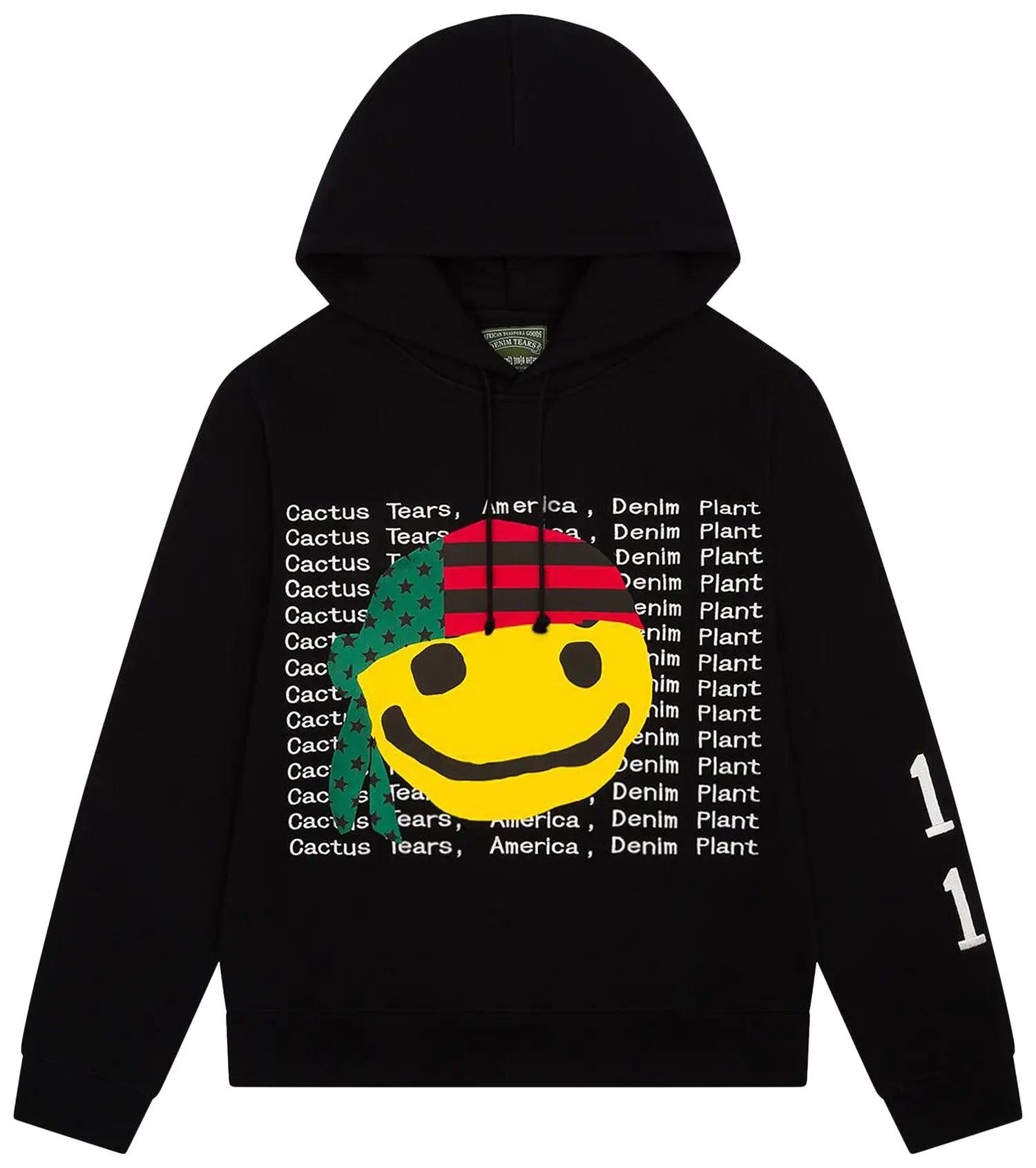 Denim Tears x CPFM Cactus Tears Hoodie Black