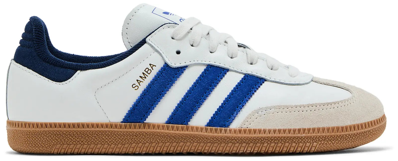 Adidas Samba OG White Royal Blue Night Indigo (Women's)
