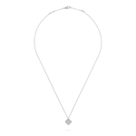Van Cleef & Arpels Sweet Alhambra pendant 18K white gold, Diamond - Image 2
