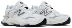 New Balance 9060 White Black Metallic Silver - Image 2