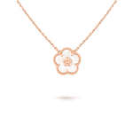 Van Cleef & Arpels Lucky Spring pendant, plum blossom 18K rose gold, Mother-of-pearl - Image 1