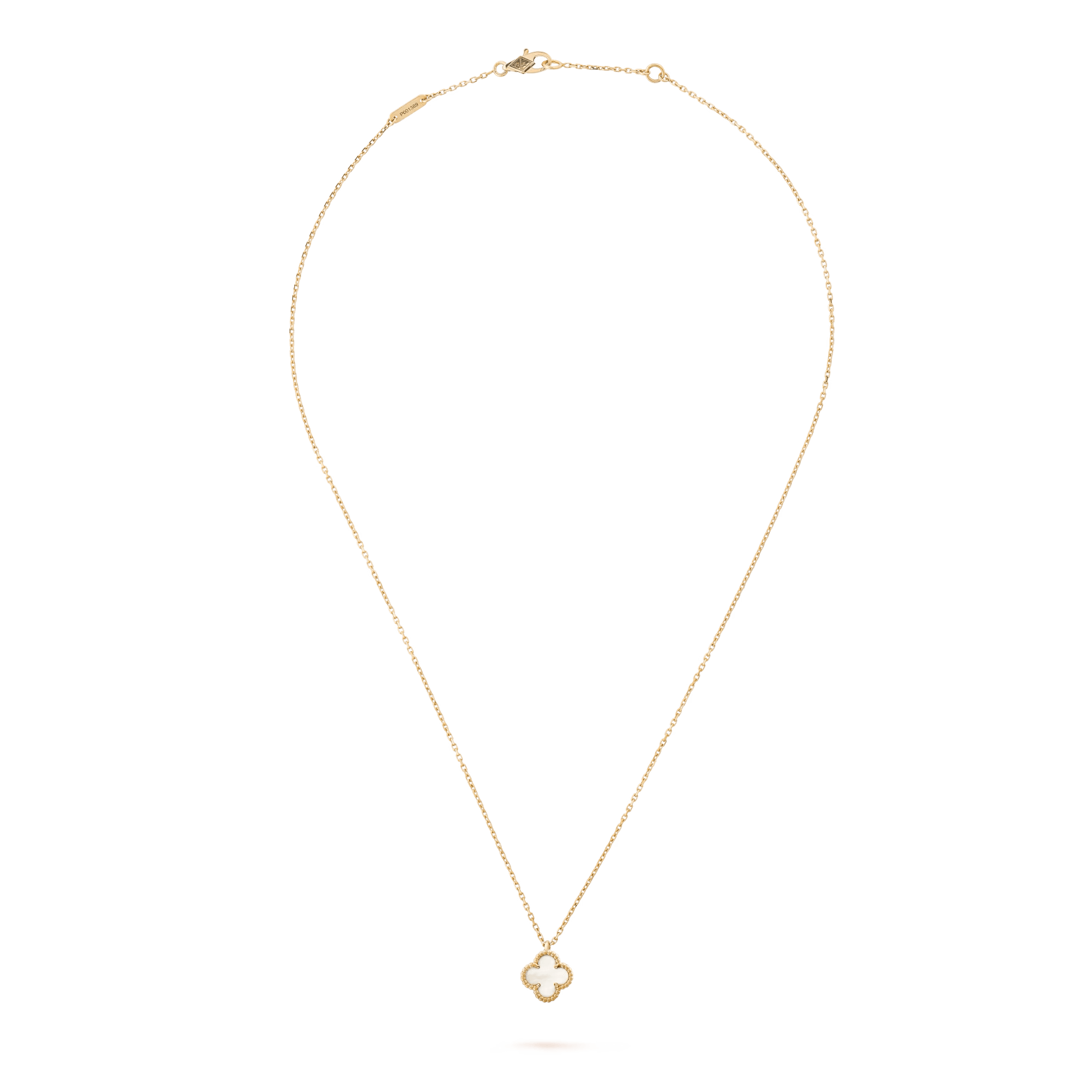 Van Cleef & Arpels Sweet Alhambra pendant 18K yellow gold, Mother-of-pearl