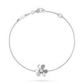 Van Cleef & Arpels Frivole bracelet, mini model 18K white gold, Diamond