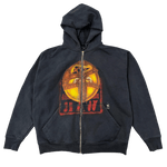 Cactus Jack x WWE Mankind Zip Hoodie Black (ComplexCon) - Image 1