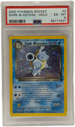 2000 Pokémon Rocket Dark Blastoise Holo 3/82 PSA 6 EX-MT - Image 1