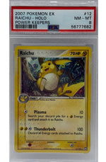 2007 Pokémon Ex Power Keeps Raichu Holo 12/108 PSA 8 NEAR MINT - MINT - Image 3