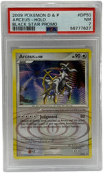 2009 Pokémon Diamond & Pearl Arceus Holo Black Star Promo DP50 PSA 7 NEAR MINT - Image 1