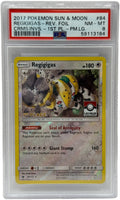2017 Pokémon League Crimson Invasion Regigigas 1st Place Reverse Holo 84/111 PSA 8 NEAR MINT - MINT