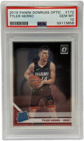 2019 Panini Donruss Optic Tyler Herro Base Rookie Card #172 PSA 10 GEM MINT
