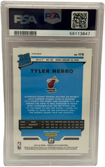 2019 Panini Donruss Optic Tyler Herro Hyper Pink Rookie Card #172 PSA 10 GEM MINT - Image 2