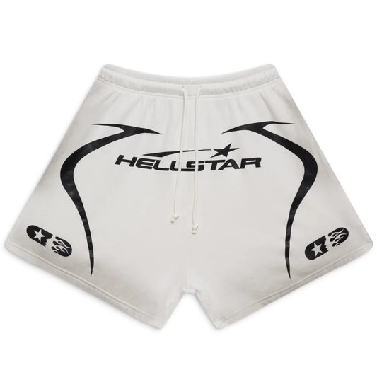 Hellstar Studios Warm Up Shorts White