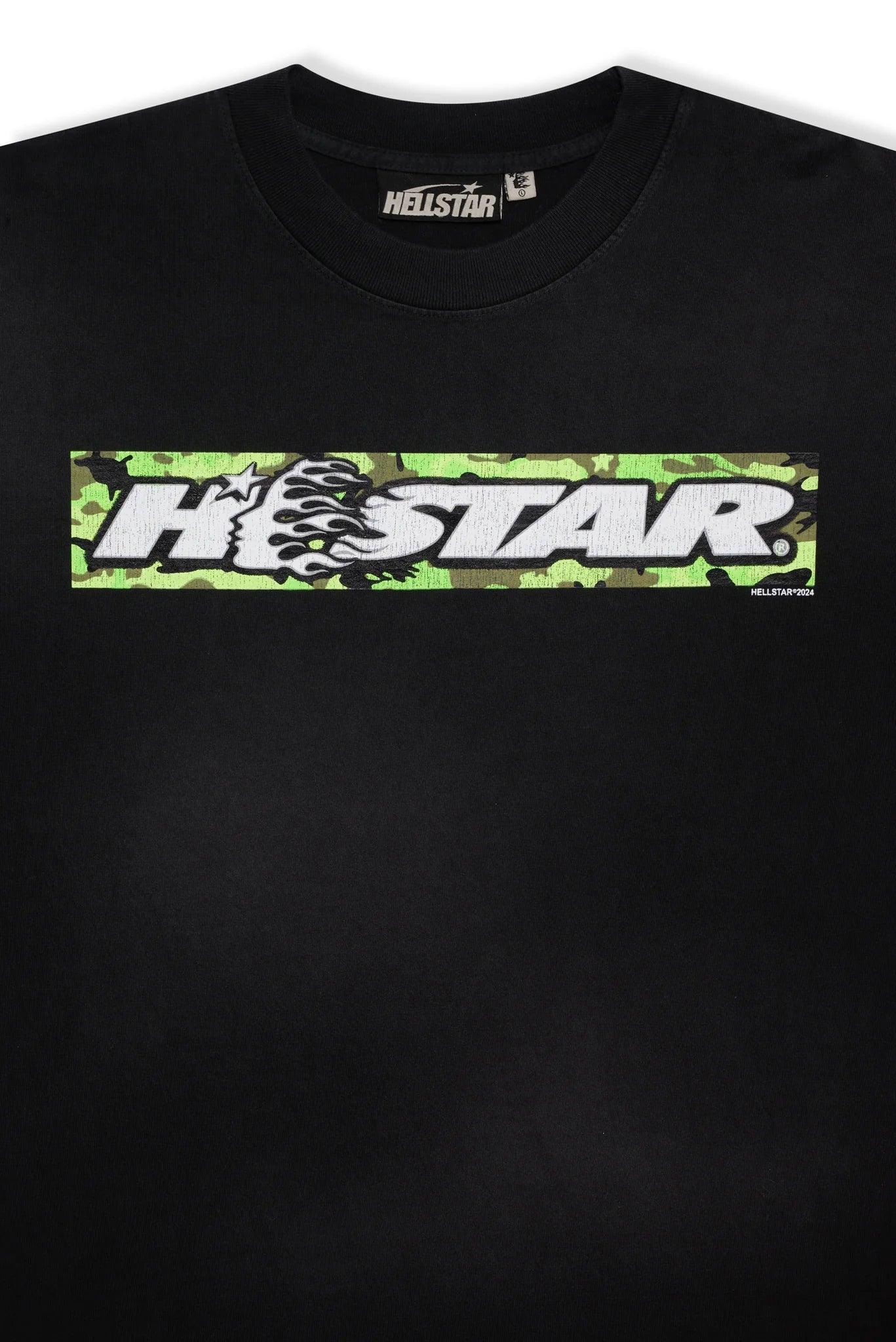 Hellstar Studios Box Logo T-Shirt Green