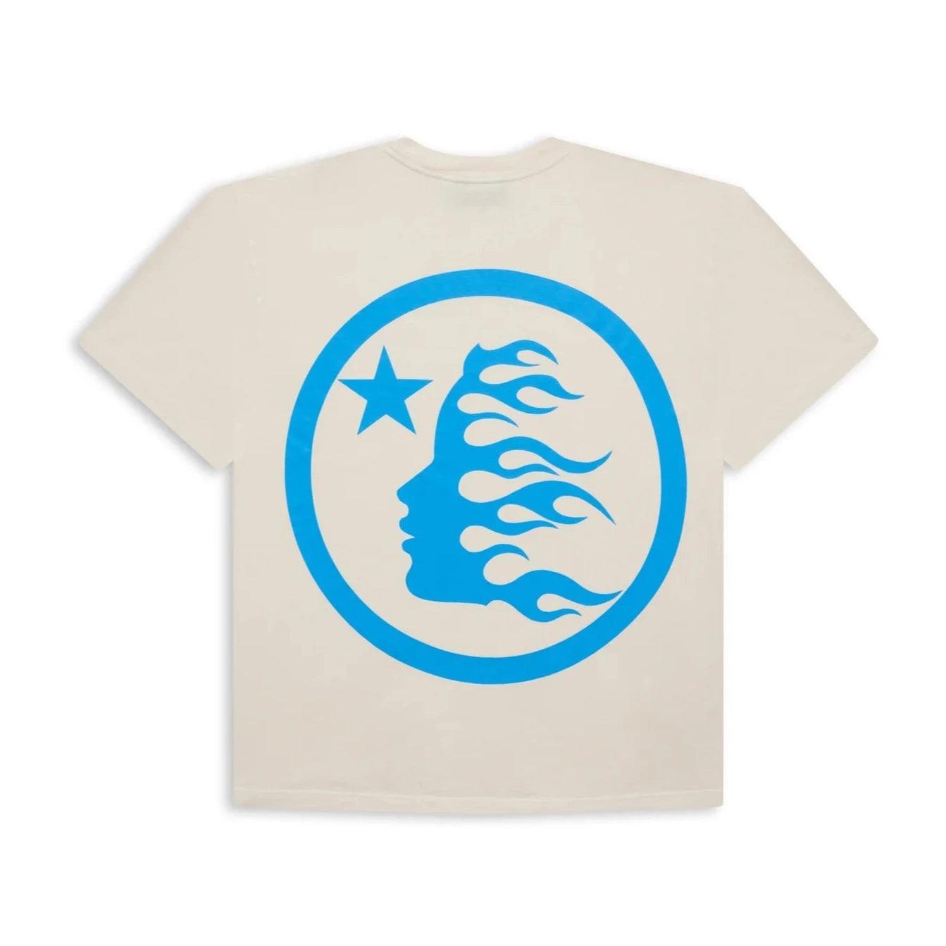 Hellstar Studios Classic T-Shirt Beige & Light Blue