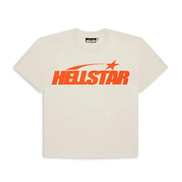 Hellstar Studios Classic Gel T-Shirt Beige und Orange