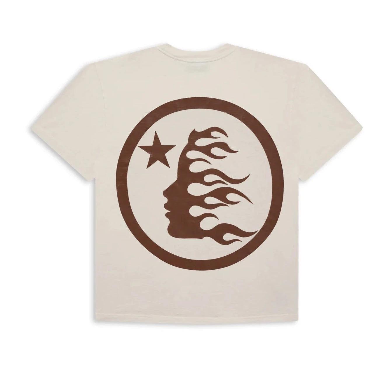 Hellstar Studios Classic Gel T-Shirt Beige & Brown