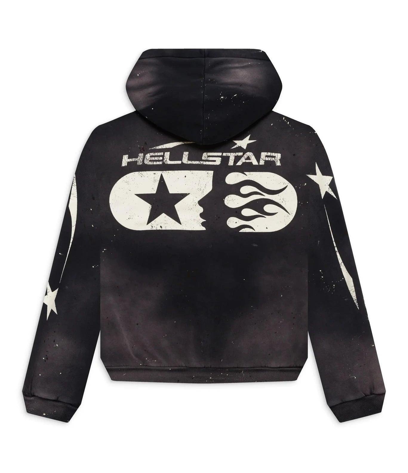 Hellstar Studios Zip Hoodie Black